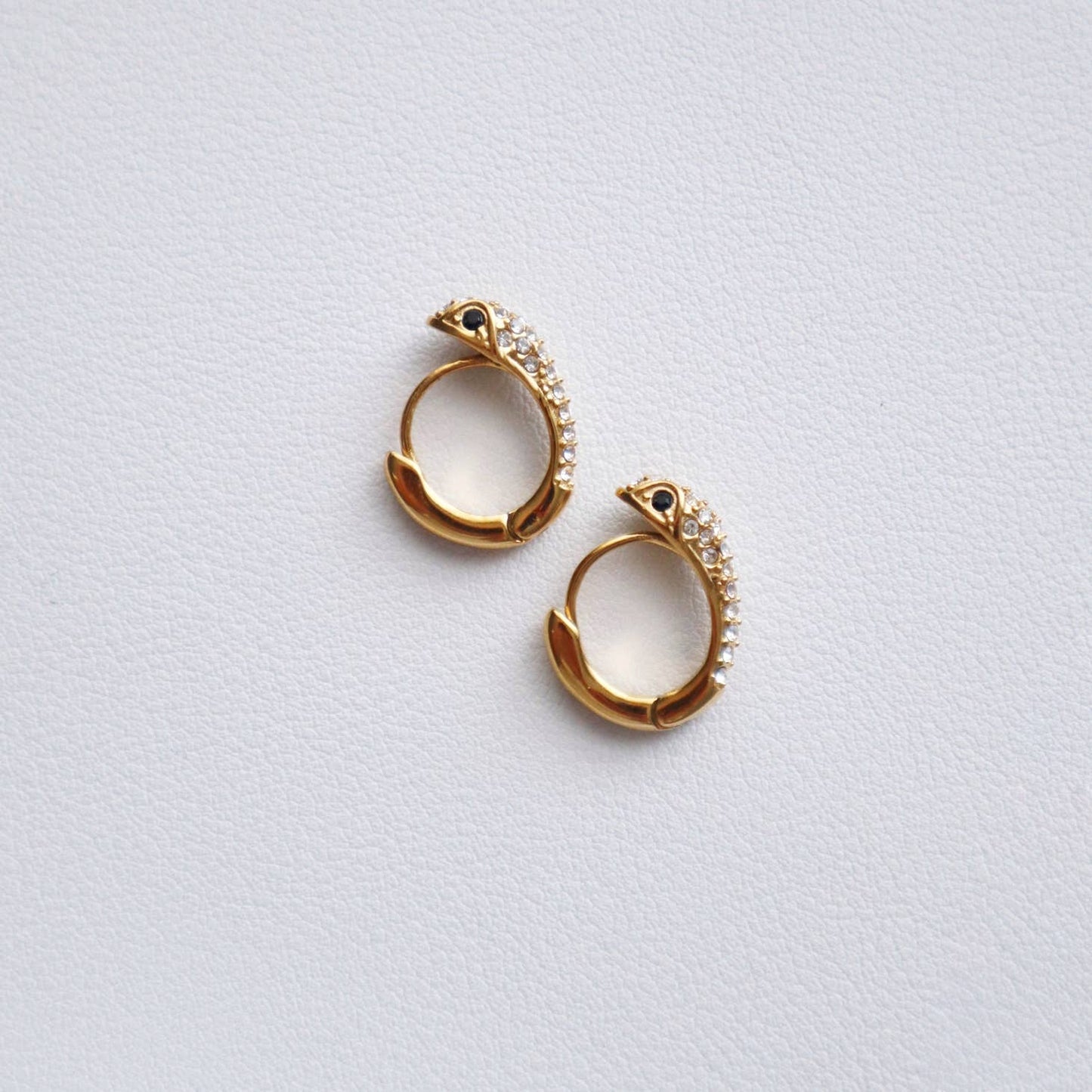 Cz Snake earrings