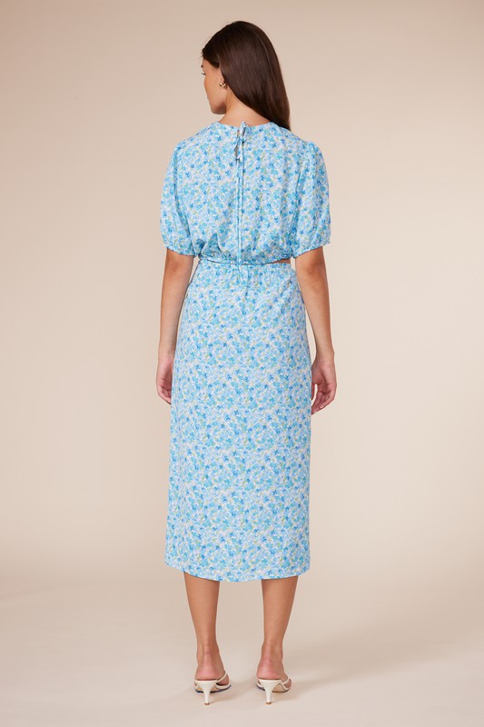 The Sky Blue Dory Wrap Skirt