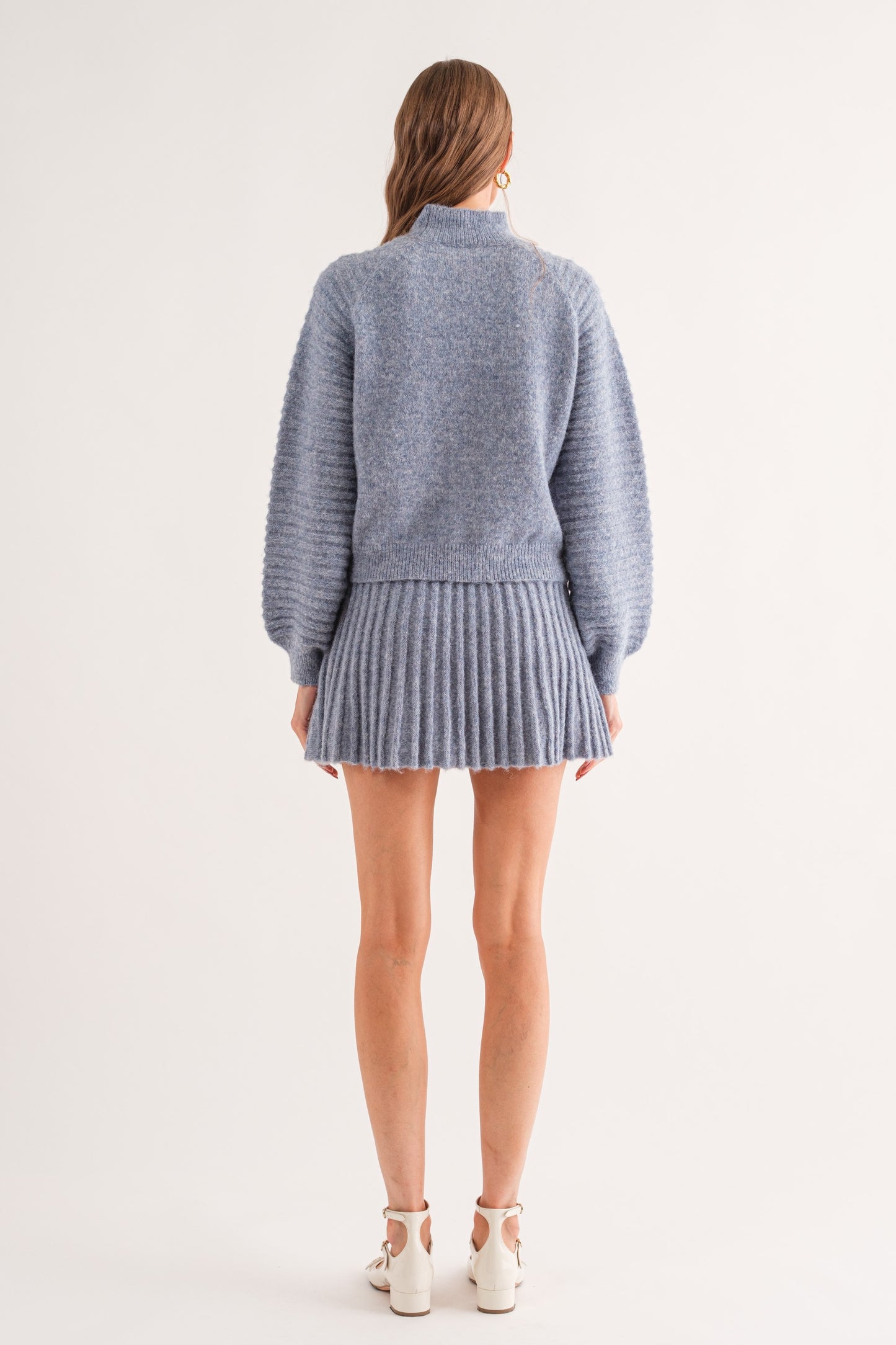 Gabrielle Dusty Blue Sweater