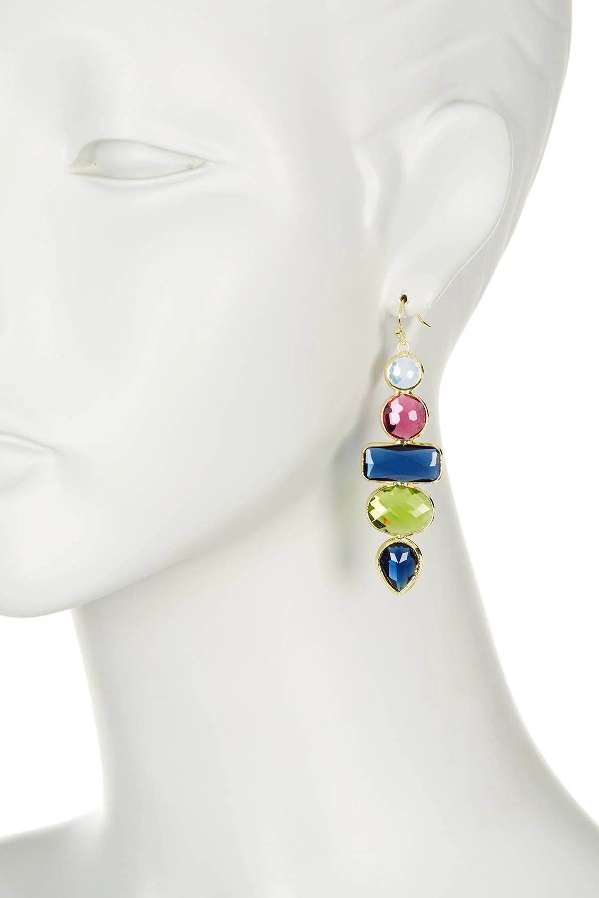 London Blue Crystal Earrings