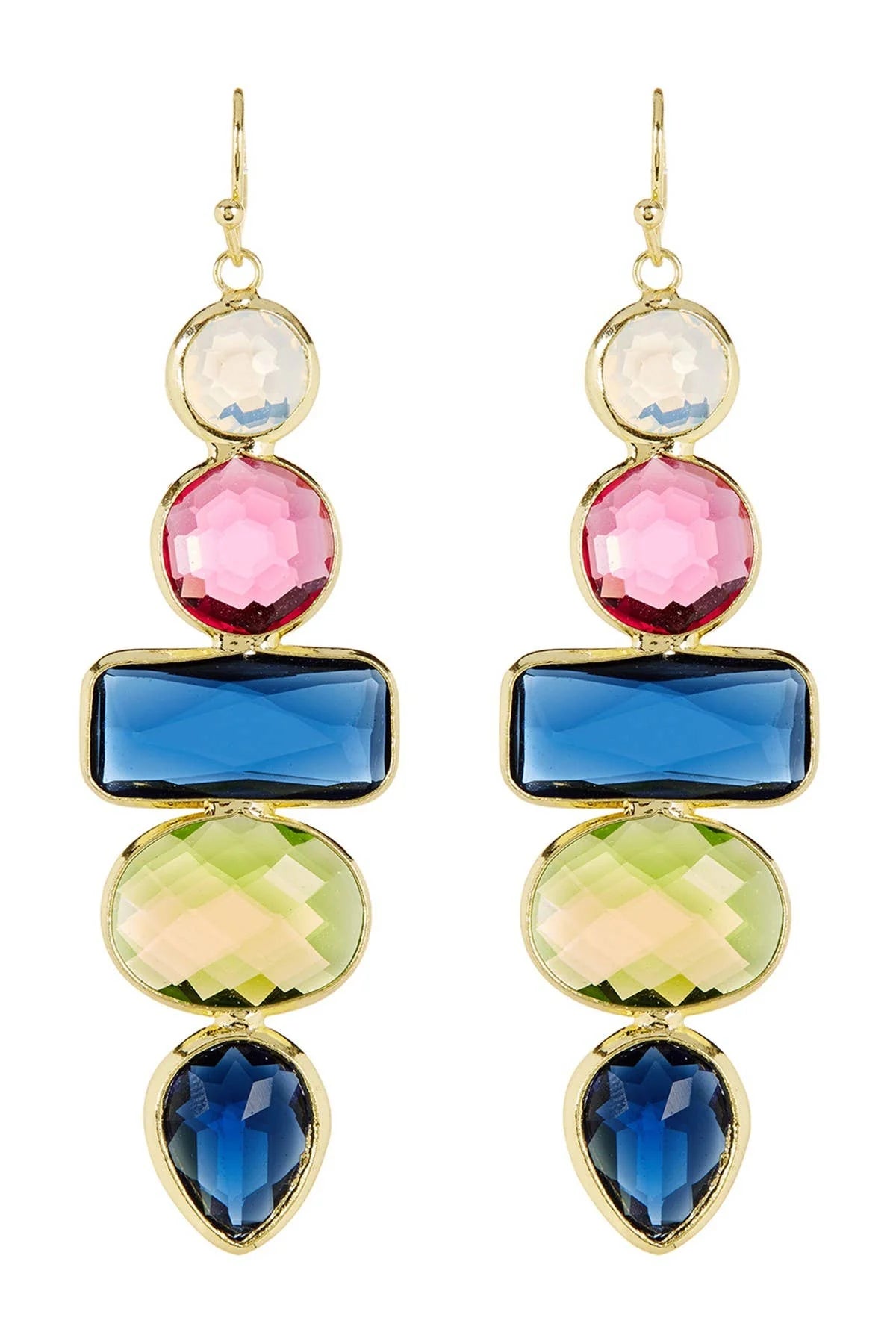 London Blue Crystal Earrings