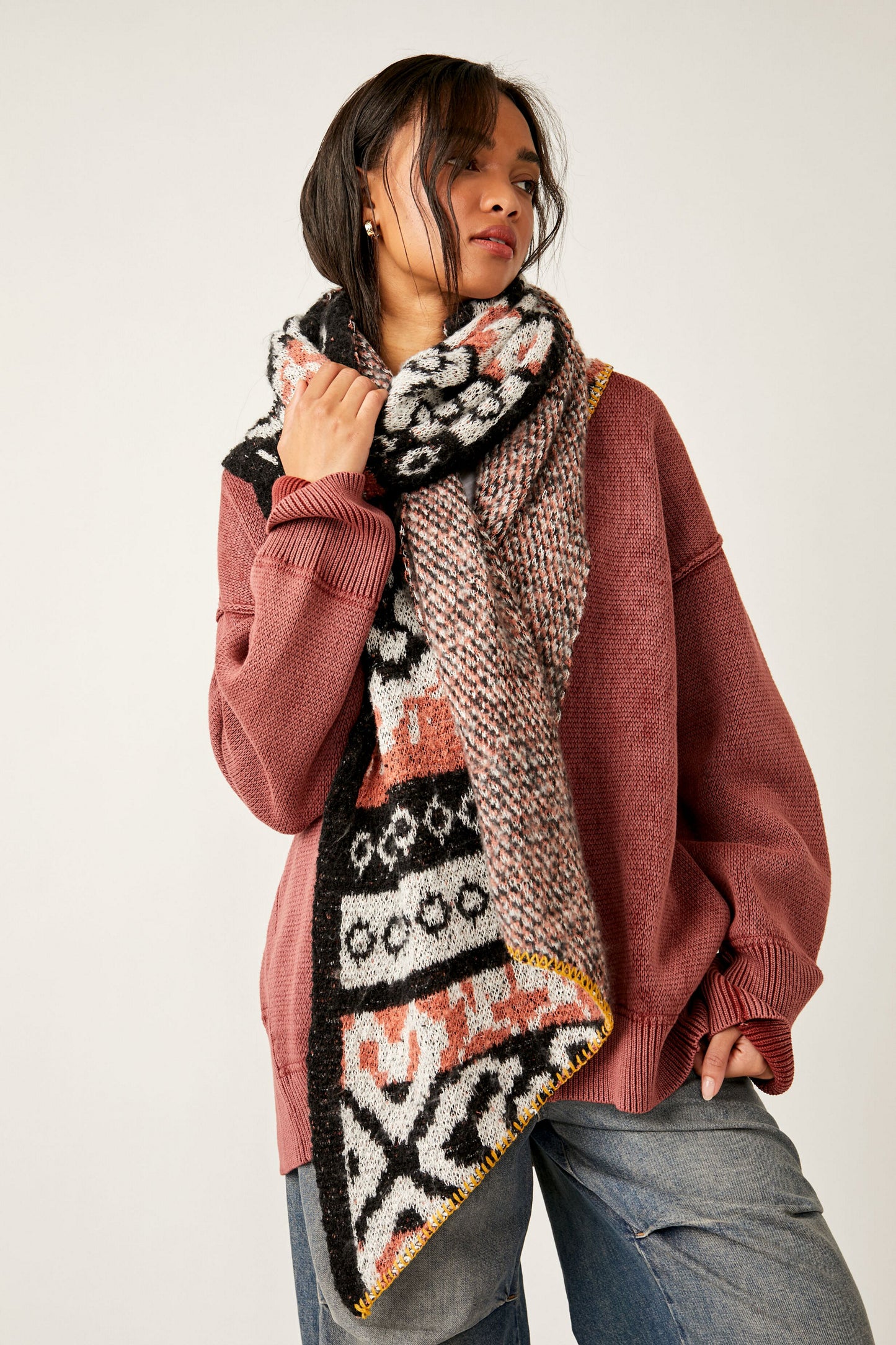 Cottage Fairisle scarf