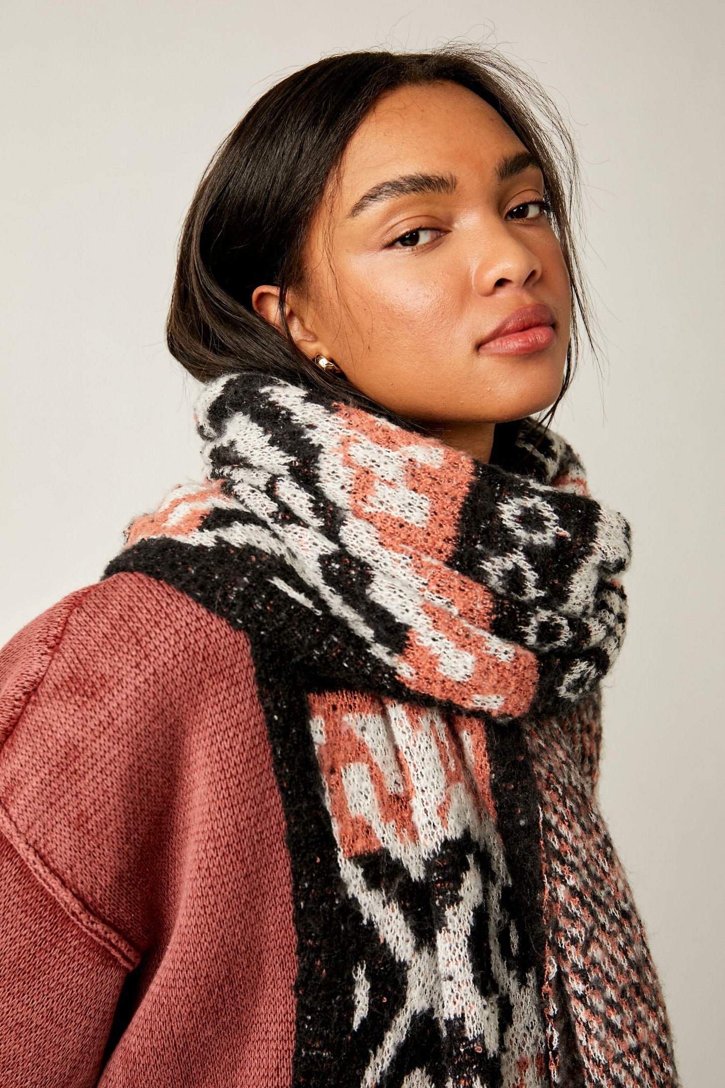 Cottage Fairisle scarf