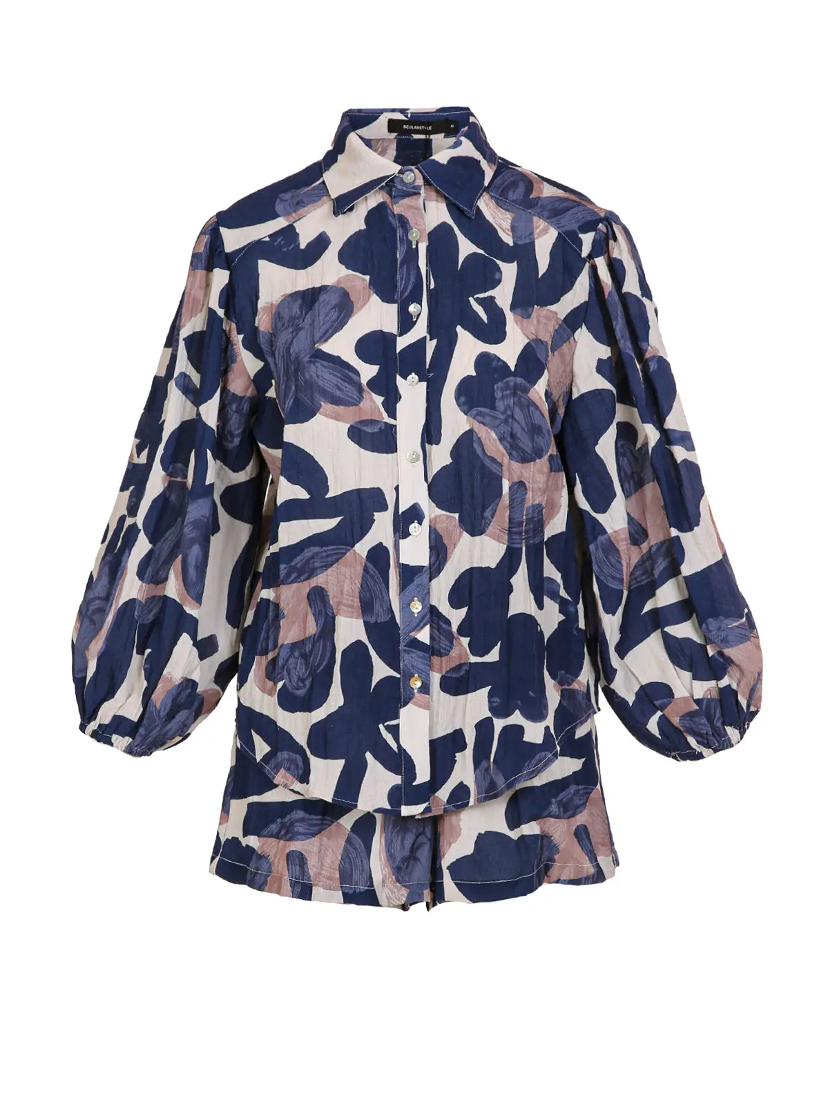 Abstract Printed Top