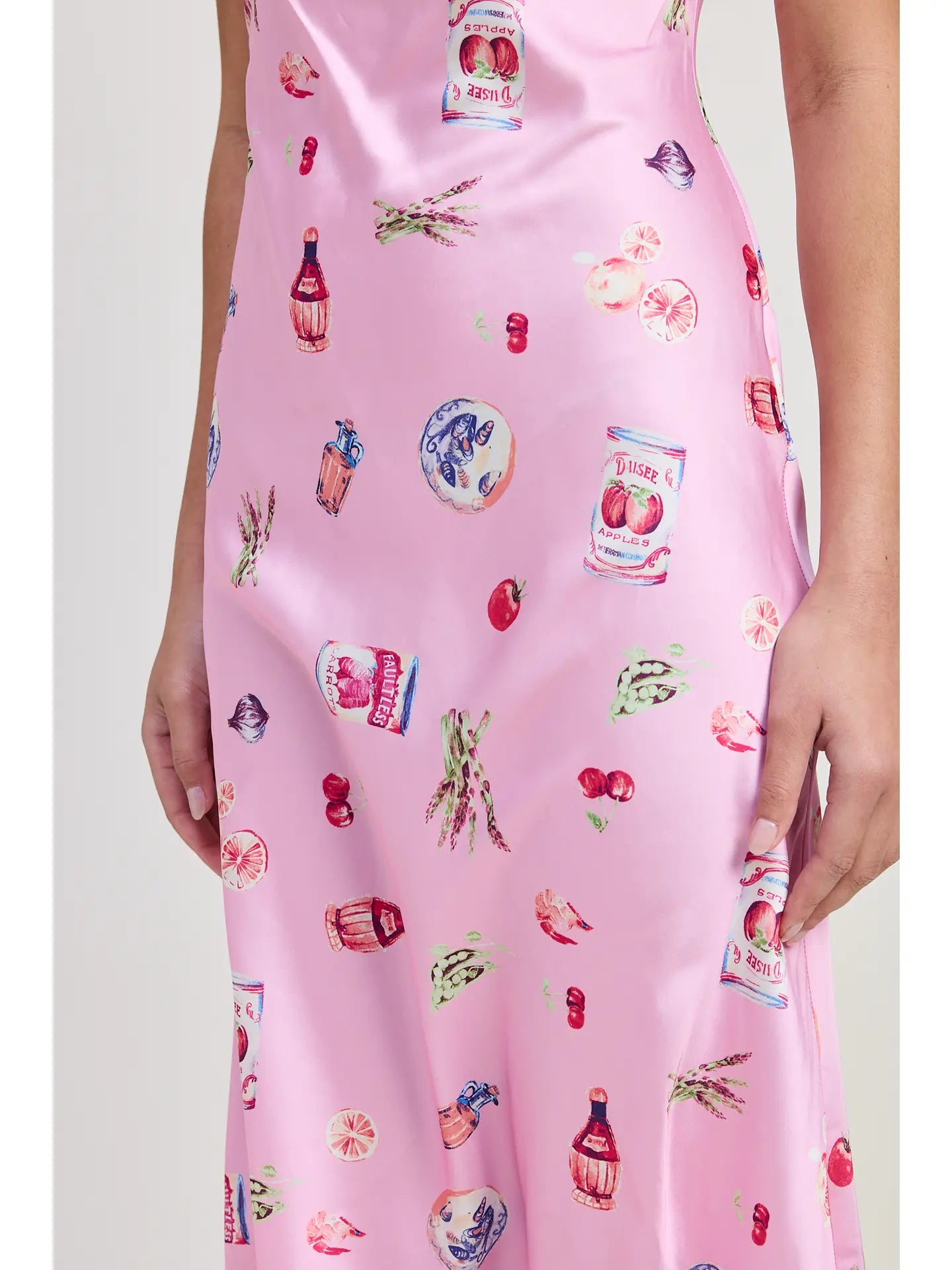 Bias Cut Tube Midi Dress