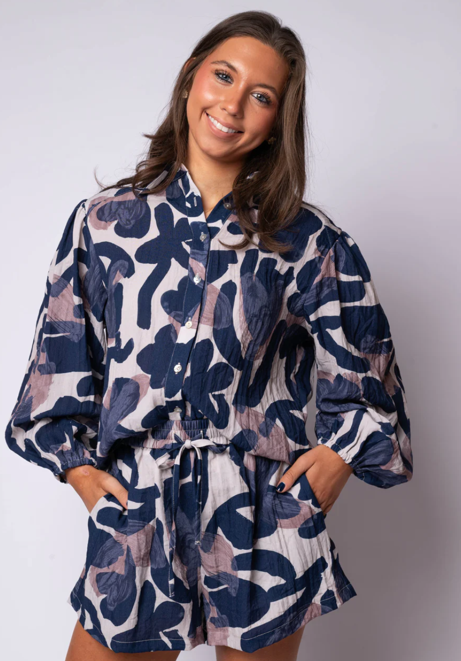 Abstract Printed Top