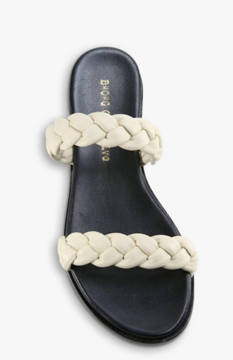Delphine Ivory Leather