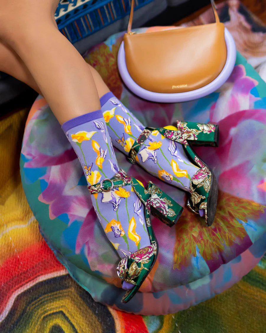 Sock Candy Calla Lilly Knit Socks