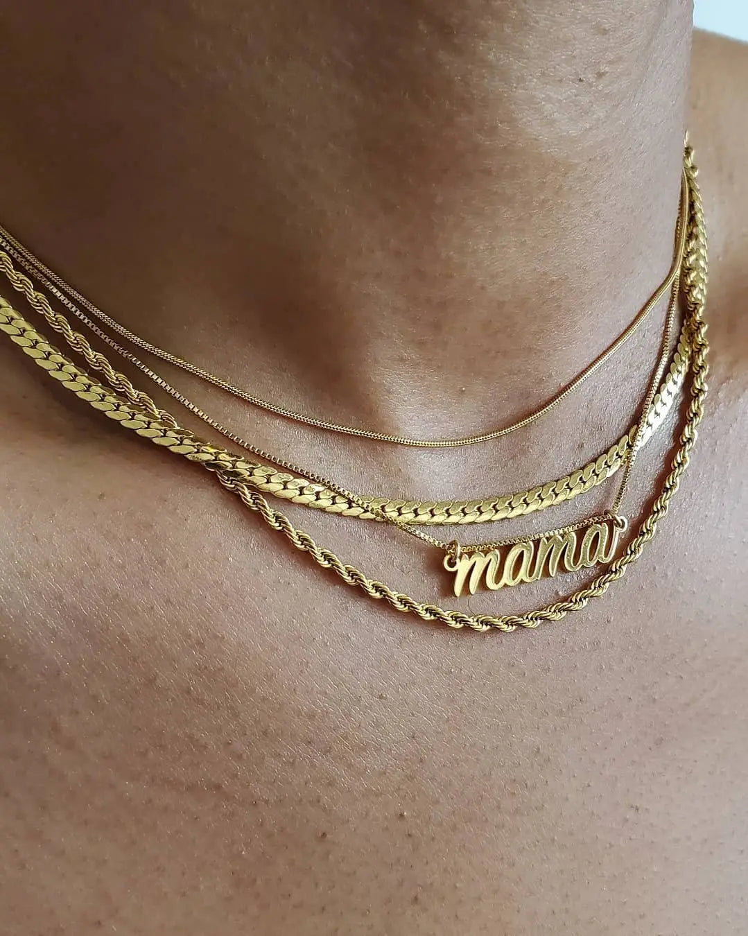 Mama Gold Necklace