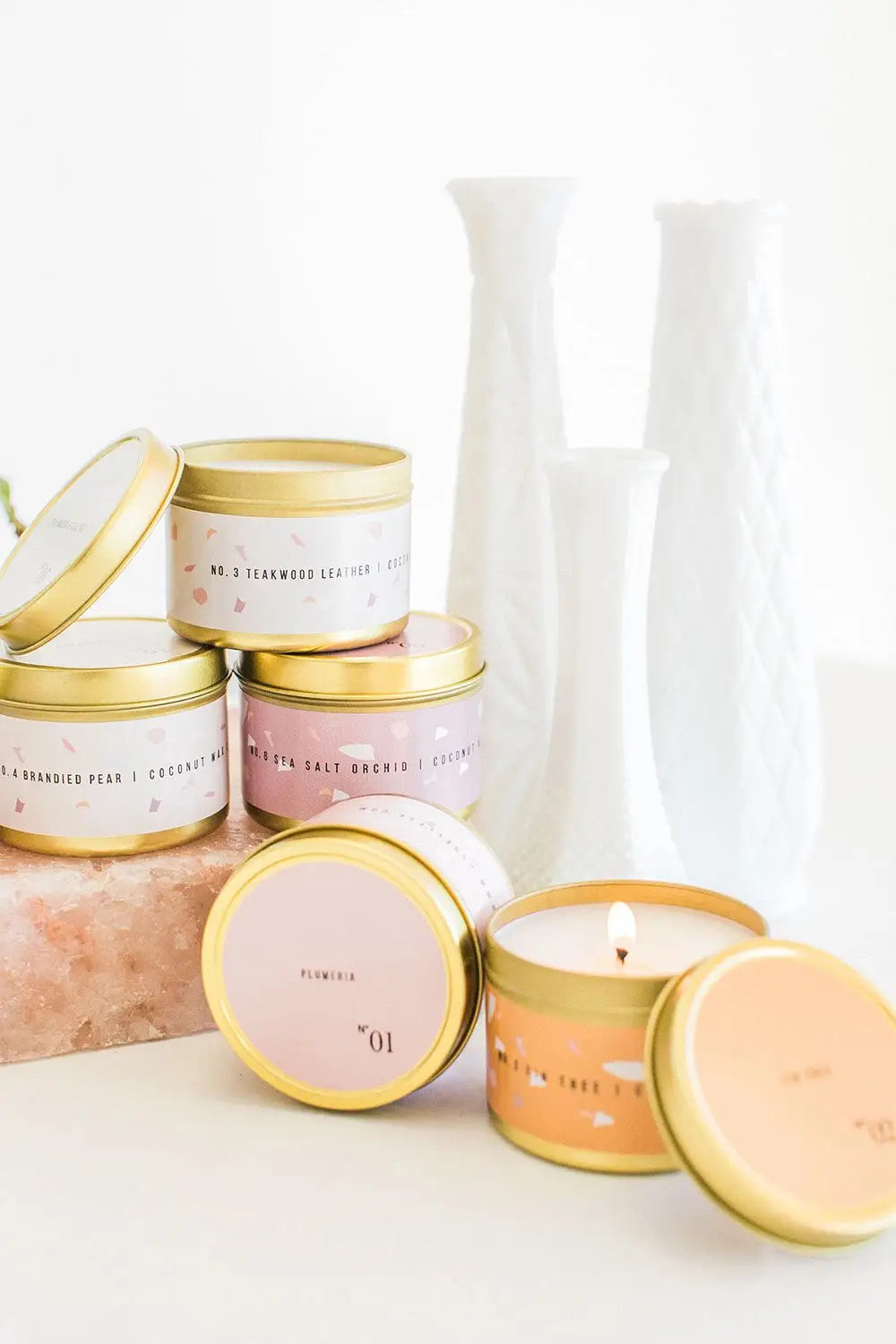 Gold Tin Candle