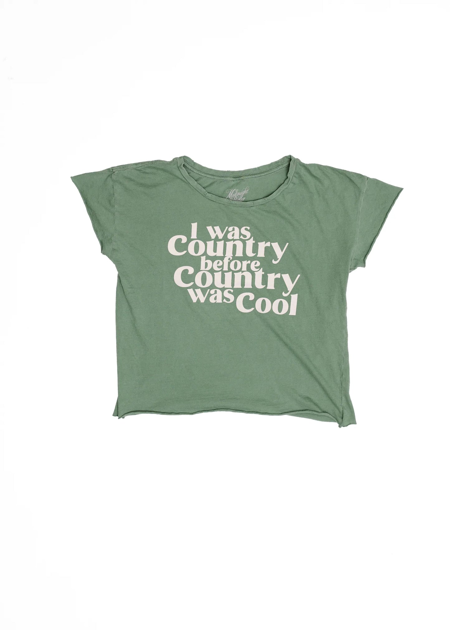 I was Country Cut Off Tee