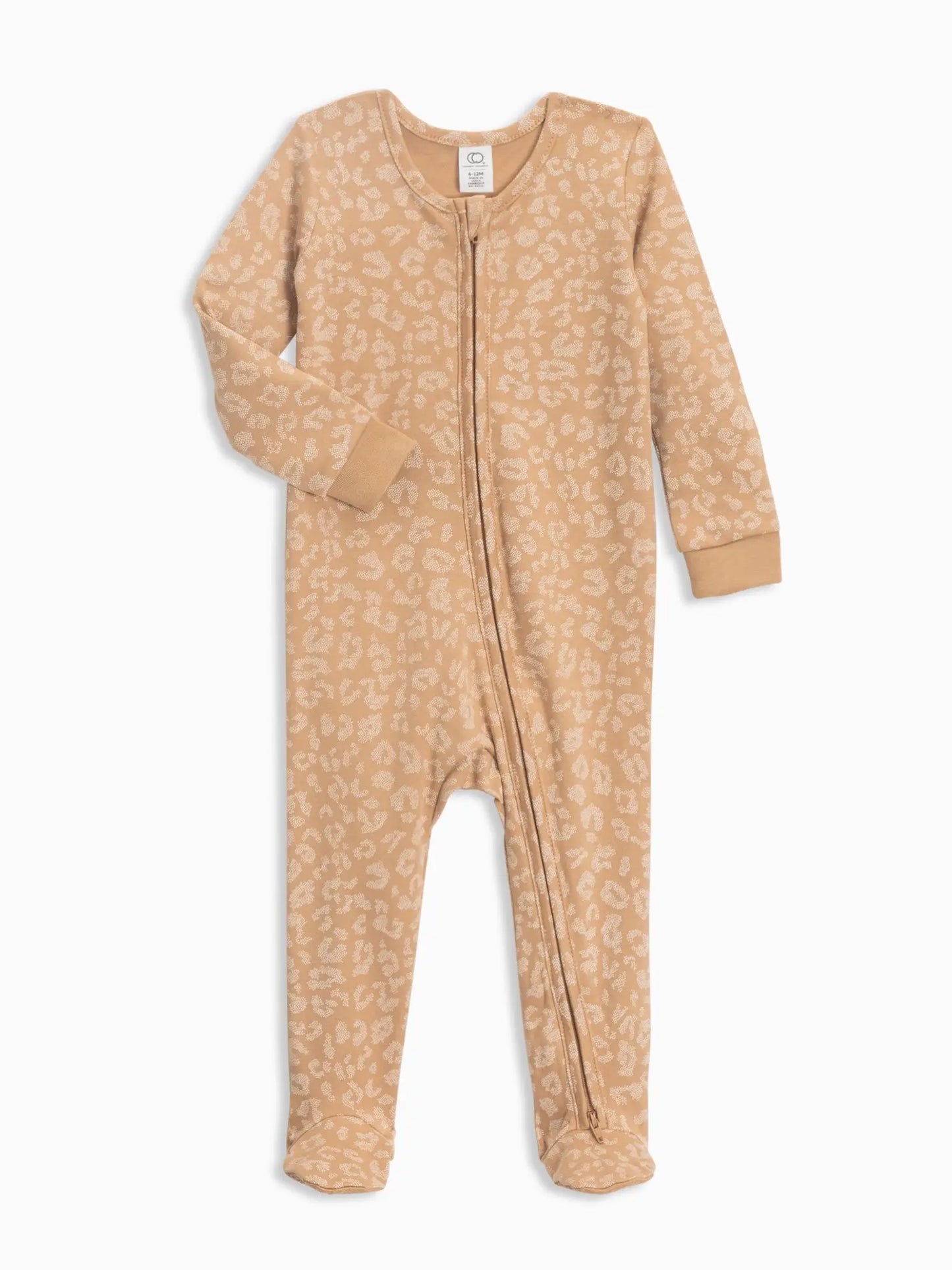 Peyton Zipper Sleeper - Leopard