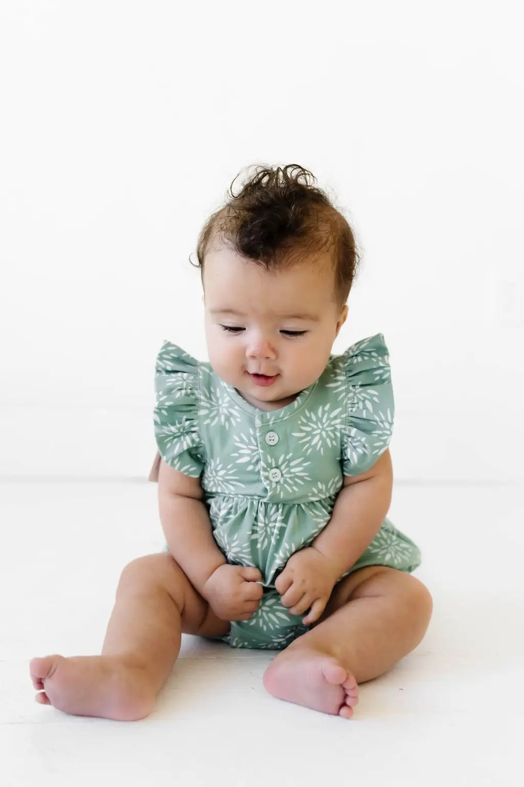 Betsy Romper in Garden Sparkle