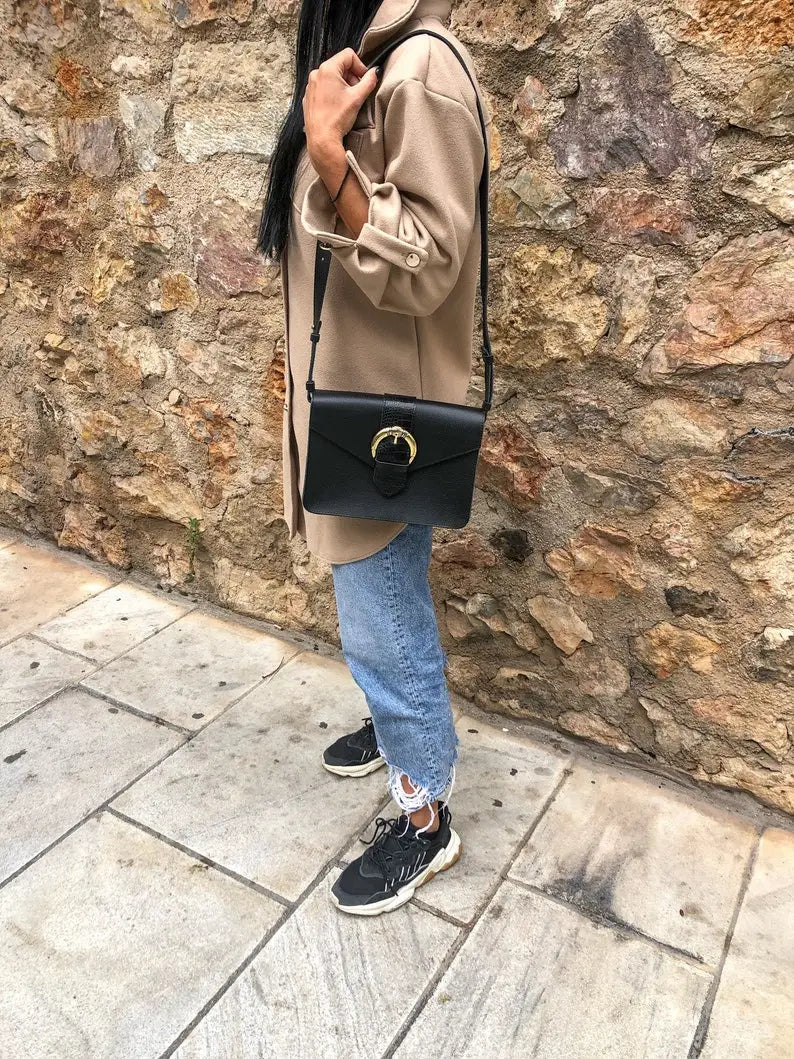 Dark Night Leather Bag