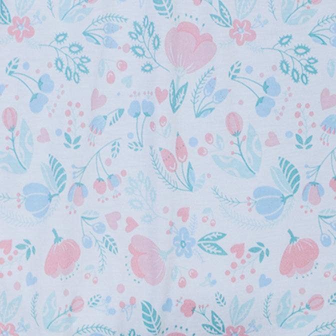 Ruched Bubble - Caroline on Baby Blue