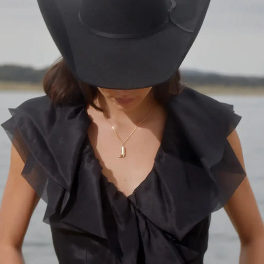 Cowgirl Costal Dainty Boot Necklace