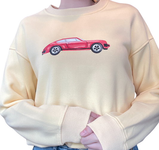 cadillac printed sweatshirt