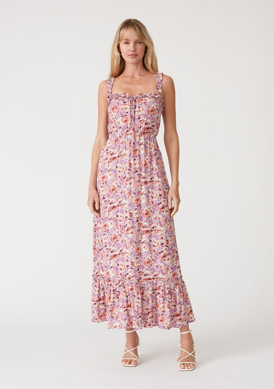 Floral Sleeveless Maxi Dress