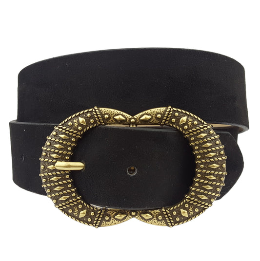 Axesoria West Vegan Leather Suede Belt