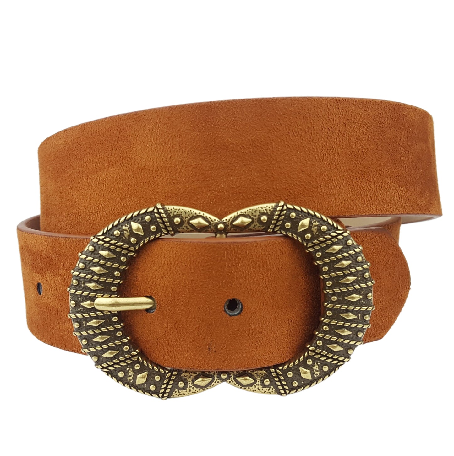 Axesoria West Vegan Leather Suede Belt