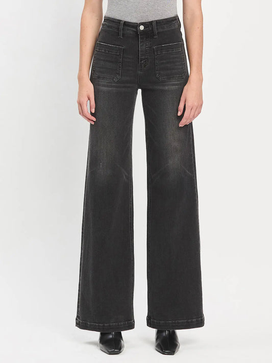 High Rise Wide Trouser Jeans