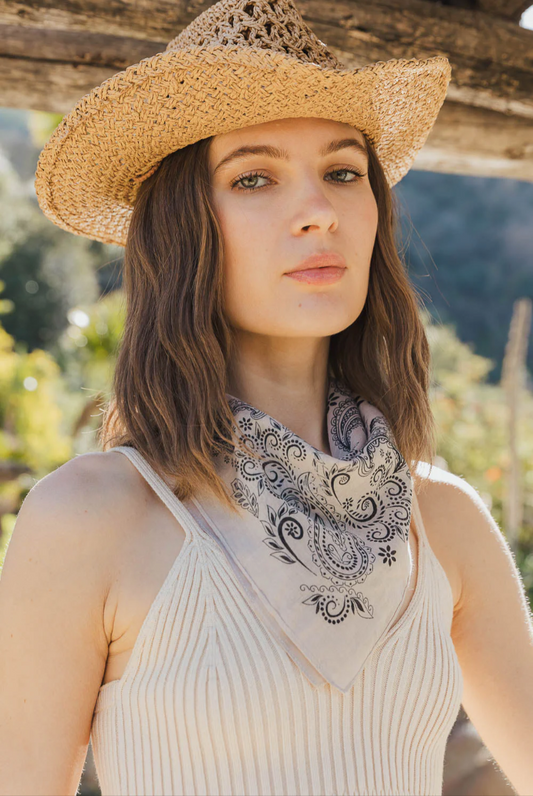 Paisley Floral Pattern Bandana