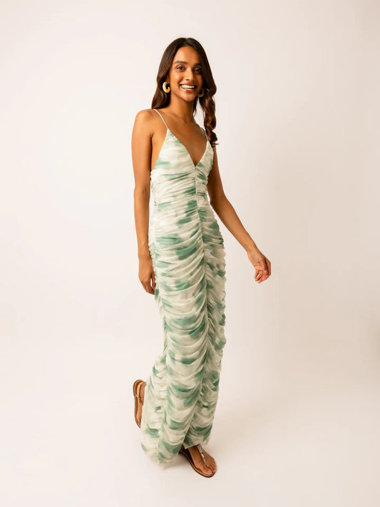 Summer Spaghetti Strap Maxi Dress