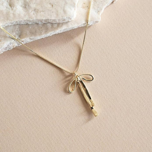 Bow Necklace