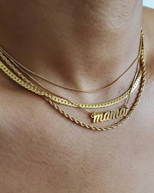 Mama Gold Necklace