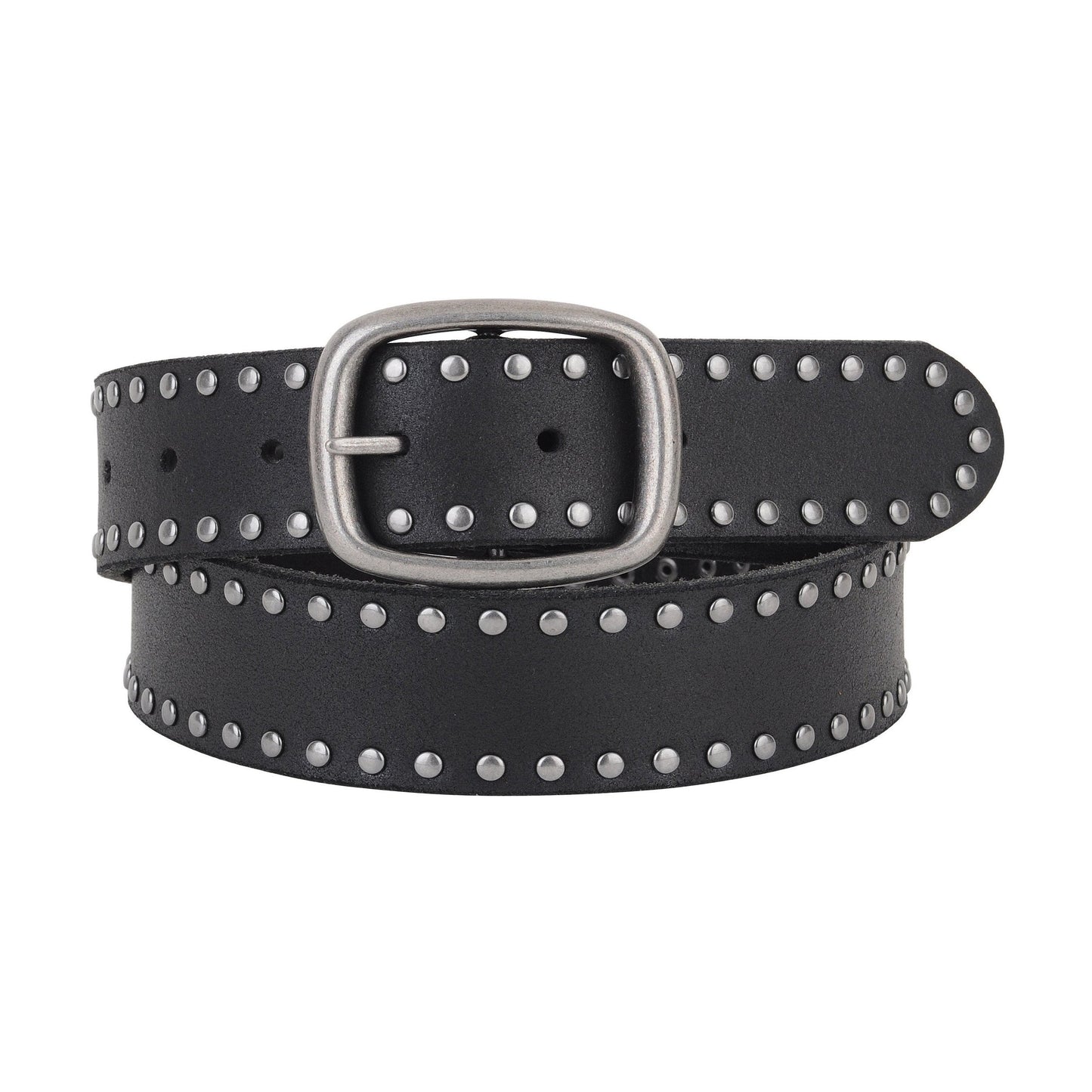 Stud Lined Leather Belts