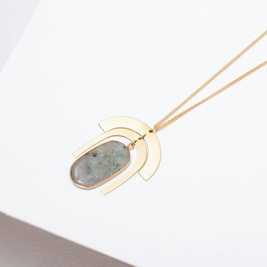 Mala Necklace-Labradorite